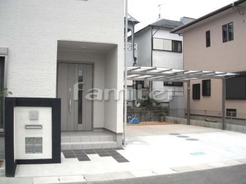 外構施工例　シンプルオープン