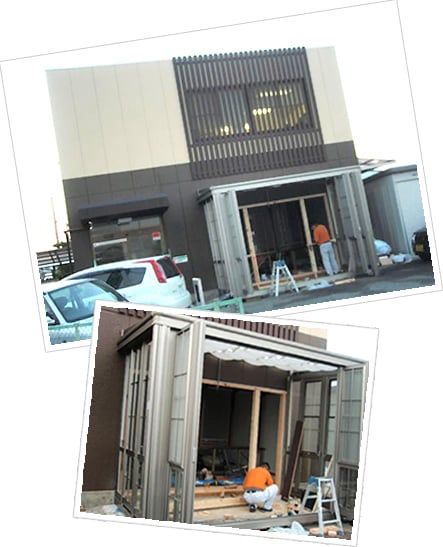 奈良北店　リニューアル工事のようす