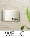 ユニソン　表札：wellcウェルク