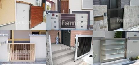 引戸門扉　スライドドア　施工例