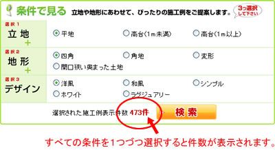 敷地条件施工例