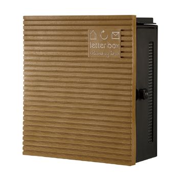 郵便受けポスト クーリエ　ウッド（ライトブラウン）