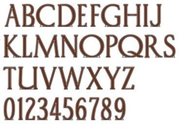 ディーズサインA-04G　Sタイプ 専用書体