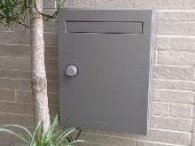 集合ポスト クリアス ナチュラルシルバー 施工例写真