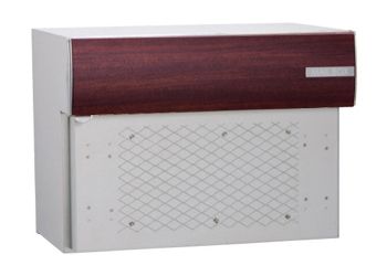 木製調埋め込み式ポスト ルージュ　ムント05（マホガニー）