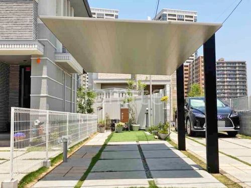 カーポートSC1台用施工例