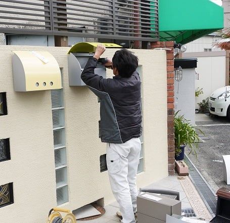 激安ポスト　取り付け方７