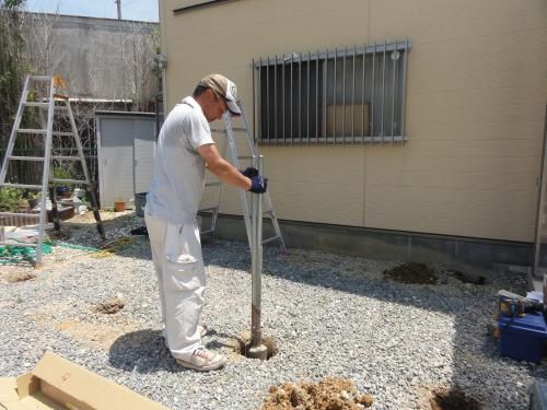 激安ファミテイ オリジナルサンルーム　施前中