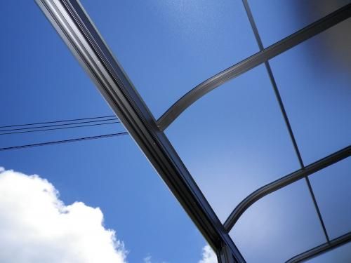 激安オリジナルサンルーム 屋根材はクリアマット