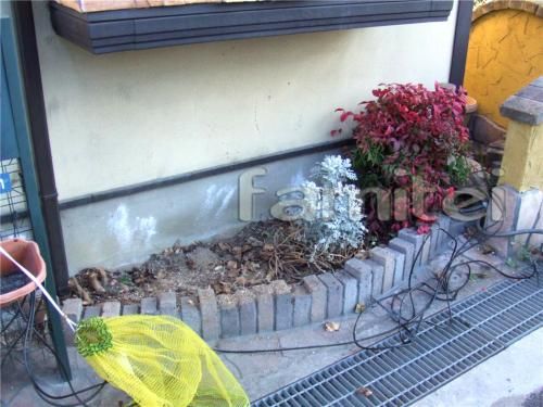 花壇撤去⇒コンクリート