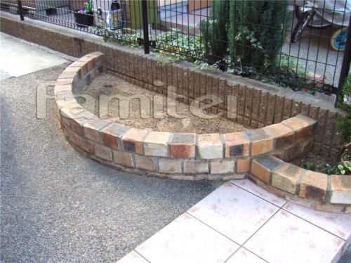 花壇撤去⇒コンクリート