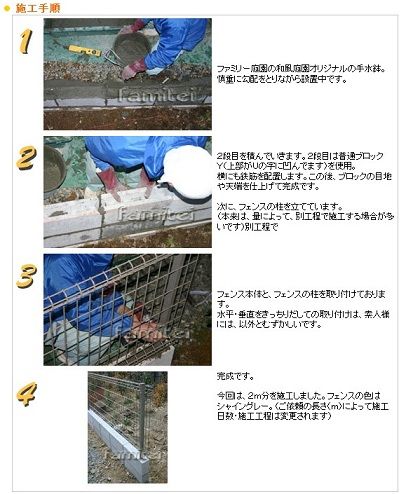 境界フェンスDIY