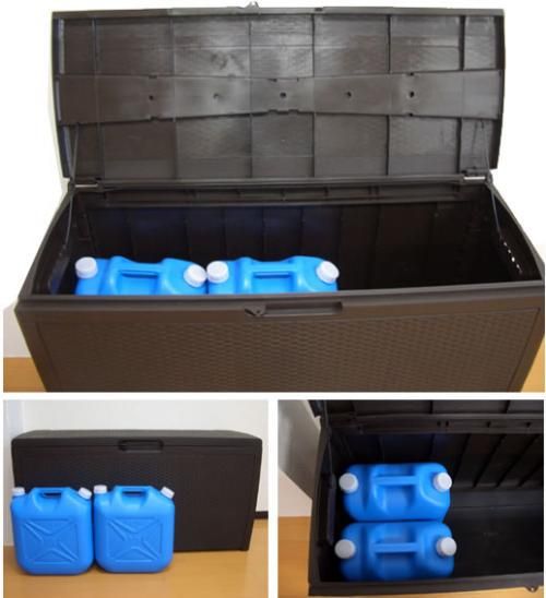 激安おしゃれ物置ケター　ラタンBOX　容量たっぷり