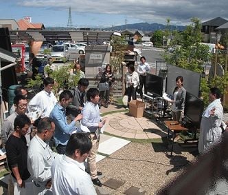 目隠しフェンスお披露目会