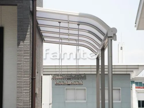 香芝市　ベランダ屋根 レギュラーテラス２階 物干し