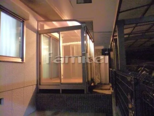 吹田市　ガーデンルーム サンルーム ベランダ屋根 テラス屋根２階