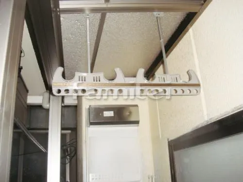 大阪市 フラットテラス屋根１階 物干し Ｆ型フラット屋根