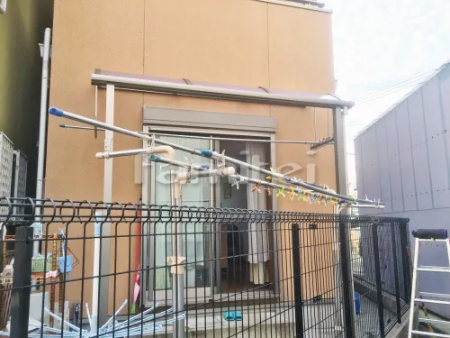 カーポート LIXILリクシル ネスカR 横2台用(ワイド ツイン) R型アール屋根 M合掌 奥行き違い 雨除け屋根 レギュラーテラス屋根 1階用 R型アール屋根 物干し
