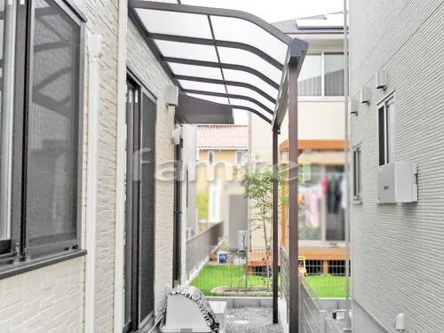カーポート YKKAP レイナポートグラン 横2台用(ワイド ツイン) R型アール屋根 雨除け屋根 レギュラーテラス屋根 1階用 R型アール屋根 ベランダ屋根 レギュラーテラス屋根 2階用 R型アール屋根