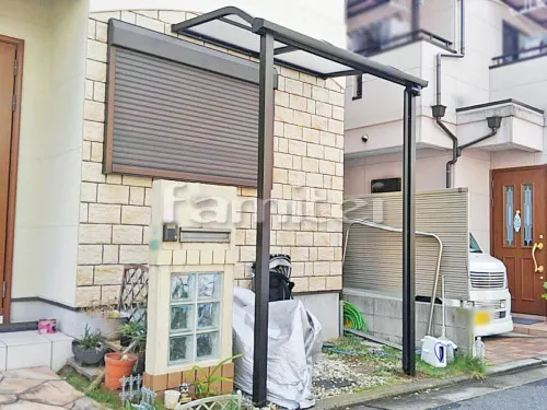 堺市堺区 エクステリア工事 既存テラス移設