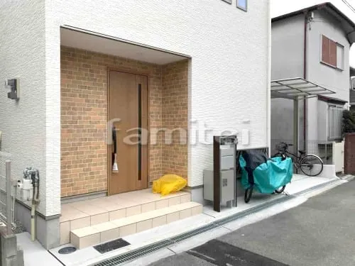 豊中市 新築ベーシック オープン外構
