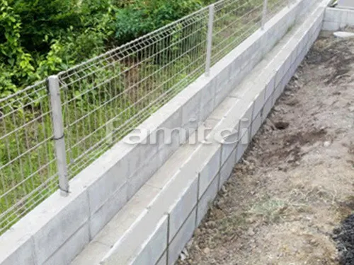 精華町 リフォーム部分工事 CBブロック積み