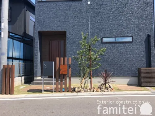 大津市 新築ベーシック オープン外構