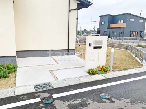 守山市 新築シンプル オープン外構