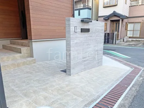 八尾市 新築シンプル オープン外構
