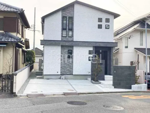 宝塚市 新築シンプル オープン外構