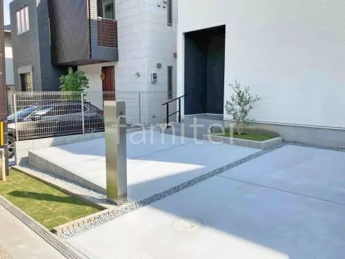 宝塚市 新築ベーシック オープン外構