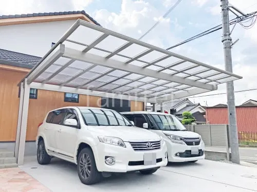 川西町 新築シンプル オープン外構