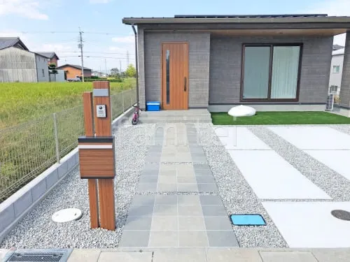 葛城市 新築ベーシック オープン外構