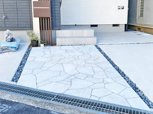 高石市 新築ベーシック オープン外構