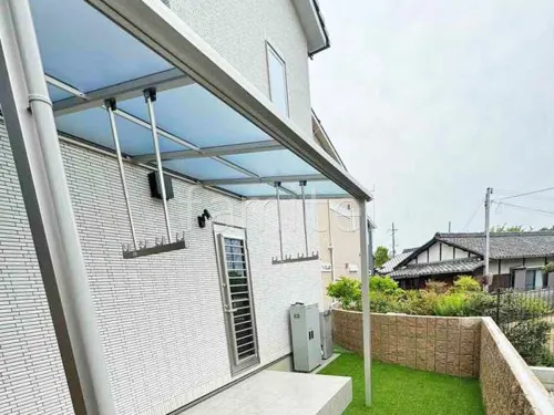 熊取町 新築シンプル オープン外構