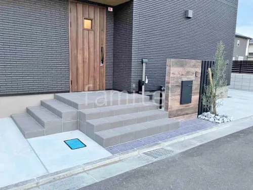 和歌山市 新築シンプル オープン外構