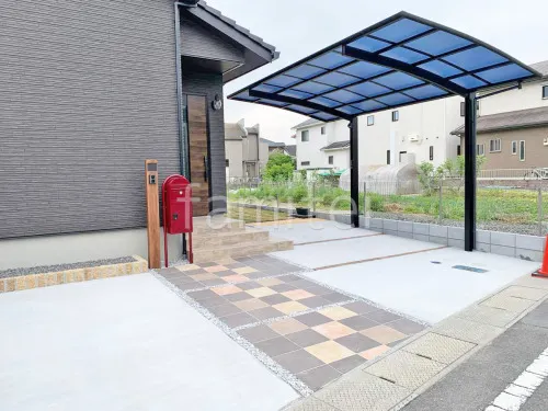 守山市 新築ベーシック オープン外構
