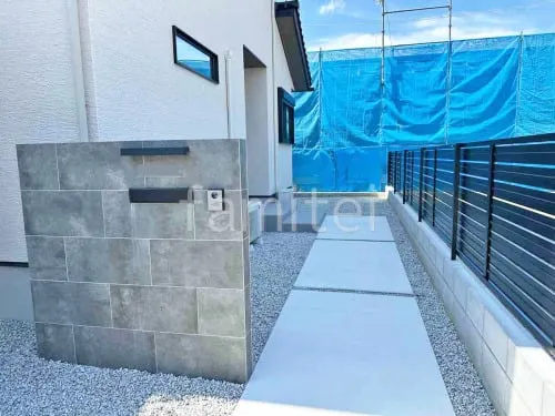 斑鳩町 新築シンプル オープン外構