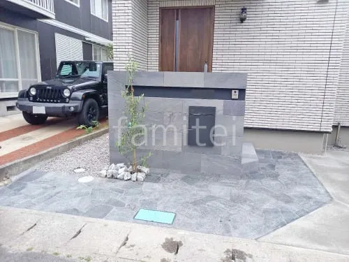 大津市 新築シンプル オープン外構