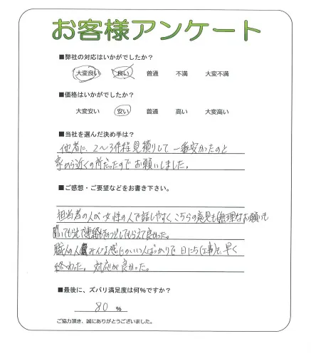 お客様レビュー