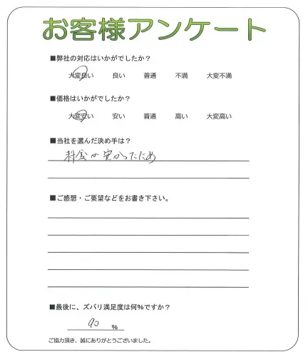 お客様レビュー